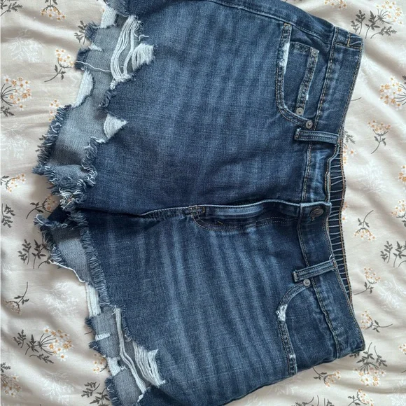 3 Aerie Denim Shorts - Picture 4 of 4